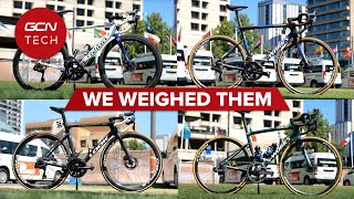 Which World Tour Team Has The LIGHTEST Bike [upl. by Myrtia]