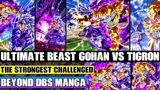 Beyond Dragon Ball Super Ultimate Beast Gohan Vs God Of Destruction Tigron A New Power Challenged [upl. by Nanfa]