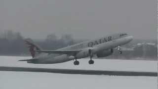 Qatar Airways in Poznan Lawica Airport [upl. by Whiteley]