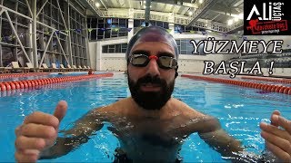 YÜZMEYE BAŞLA  Hiç yüzme bilmeyenler için ilk adım   VLOG 24 [upl. by Ned]