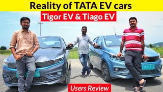 TATA EV Cars Reality User review after 2 years of usage  Tigor EV  Tiago EV  Birlas Parvai [upl. by Newel]