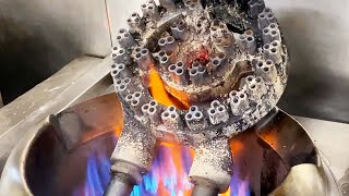 ASMR  中華ガスバーナーの清掃 GAS BURNER MAINTENANCE [upl. by Harrat341]