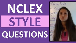 How to Answer NCLEX Style Questions for NCLEXRN amp Nursing School Exams [upl. by Hike259]