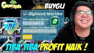 DILUAR NALAR  KOK TIBA TIBA BUYGIJ SE PROFIT INI   Growtopia Indonesia [upl. by Allekim]