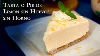 Receta Tarta o Pie de Limon sin Huevos sin Horno Muy Facil [upl. by Allicerp]