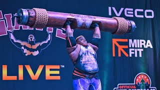 IRON BIBY  231kg509lb LOG LIFT WORLD RECORD [upl. by Adnal]