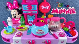 12 Minutes Satisfying with Unboxing Minnie Mouse Kitchen Playset，Disney Toys Review  ASMR [upl. by Messab]