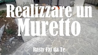 Realizzare un muretto Fai da Te [upl. by Hinze]