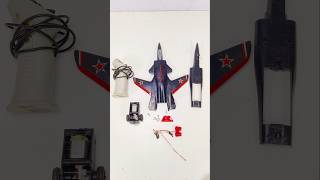 Fighter jet Powered by DC Motor  Remote control jet  Remote wali jet  jet Restoration  RC jet [upl. by Nevada]