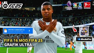 Download Fifa 16 Mod Fifa 25 Terbaru Grafik Hd Ringan Full Offline New Update [upl. by Clymer]