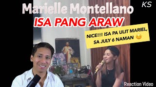 Marielle Montellano  Isa Pang Araw of Sarah G  KS Reaction Video [upl. by Ignacia824]