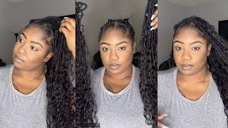 BOHO KNOTLESS BRAIDS UNDER 1 HOUR THE PERFECT BRAIDS FOR THE SUMMER FT YWIGS [upl. by Tedmund]