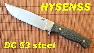 ᐉ Hysenss knife DC53 steel [upl. by Cindelyn]