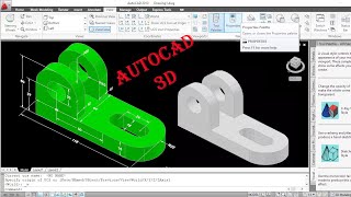 AUTOCAD 3D OBJECTS amp TOOLS DESIGN and DIMENSIONING [upl. by Neiman]