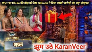 Bigg Boss 18  WEEKEND KA VAAR  Salman Give Big Gift To Chum KaranVeer Happy  Rajat Vivian [upl. by Yale799]