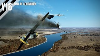 IL2 Battle of Stalingrad Crashes V16 [upl. by Ocirnor]