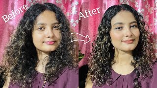 How To Take Care Of Natural Curly Hair In Hindi curlyhairroutine [upl. by Stanleigh]