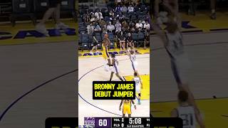 Bronny on his Lakers Debut👌 [upl. by Yma]