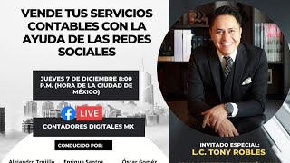 CRECE PROFESIONALMENTE CON REDES SOCIALES  TONY ROBLES [upl. by Rockwood908]