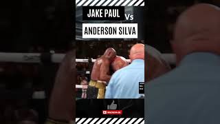 Boxing  Anderson Silva x Jake Paul Fight Highlights boxing shorts [upl. by Follansbee]