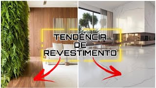 REVESTIMENTOS QUE ESTÃO EM ALTA EM 2023  PRINCIPAIS TENDÊNCIAS DE REVESTIMENTO porcelanato [upl. by Gnas84]