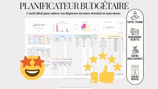 Planificateur budgétaire  Utilisation Google Sheets [upl. by Sregor]