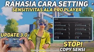 CARA SETTING SENSITIVITAS PUBG MOBILE TERBAIK GYROSCOPE DAN NO GYROSCOPE [upl. by Ettenim]