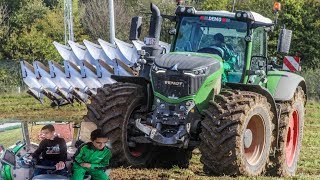 Fendt 1050  CabView  Labours 2017  Démonstration Danneels Sba [upl. by Esinej]