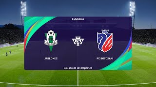 FK Jablonec vs FC Botoșani 30062024 Club Friendlies PES 2021 [upl. by Pierpont]