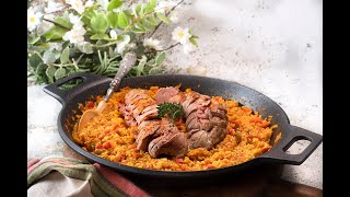 Arroz con solomillo Cocina sencilla [upl. by Nirek]