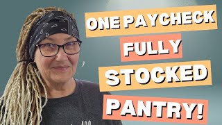 How to Build a Stocked Pantry on a Once a Month Paycheck [upl. by Ylla757]