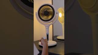 AirCraft LUME Quiet Air Circulator Fan with dimmable backlight [upl. by Aikcin]