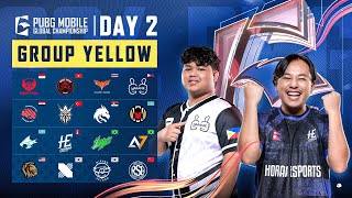 EN 2024 PMGC League  Group Yellow Day 2  PUBG MOBILE Global Championship [upl. by Ardnuhsed31]