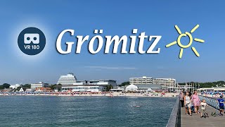 Grömitz  Ostsee  Lübecker Bucht 3D 180 VR [upl. by Lednam738]