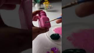 Diy cute mini bottle art ⋆｡♡𓍢ִ໋🌷֒miniature diy shortsvideo creative [upl. by Hillard535]