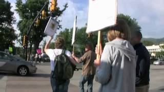 GMO SUGAR BEET PROTEST IN BOULDER [upl. by Sadella]