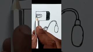 Sphygmomanometer drawing [upl. by Marquez]