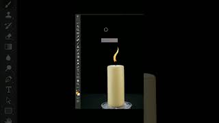 How to add a CANDLE FLAME in PHOTOSHOP  Tutorial [upl. by Scevour]