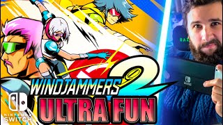 Windjammers 2 sur Nintendo Switch 🔥 CEST ULTRA FUN GAMEPLAY FR [upl. by Soane]