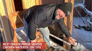 DIY 5Gallon AutoMatic Chicken Waterer Using Horizontal Waterers [upl. by Ashly]