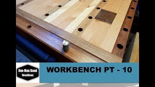 Workbench build part 10  making the end apron [upl. by Aloysius]