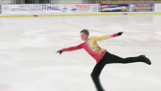 Nathan Cawrse  Intermediate Men Free Skate  2025 Pacific Coast Sectional Singles Final [upl. by Sidonie]