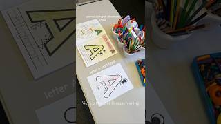 Homeschooling 25 Year Old Toddler 5 Year Old Alphabet Crafts Letter of the Day A Activities [upl. by Roht]