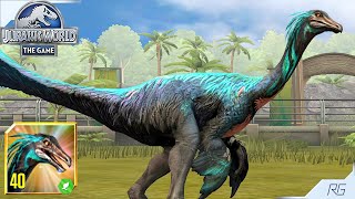 STRUTHIOMIMUS MAX LEVEL 40 NEW HERBIVORE Feeding Battle Special Attack  Jurassic World The Game [upl. by Dean217]