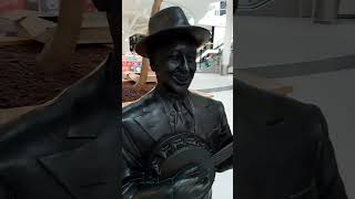 Blackpool favourite George Formby statue in Wigan [upl. by Lehcim589]