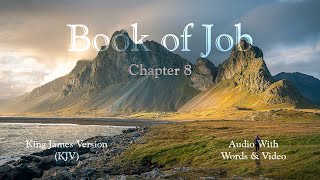 The Book of Job Chapter 8 – Holy Bible KJV – Audio with Words amp Video [upl. by Barsky]