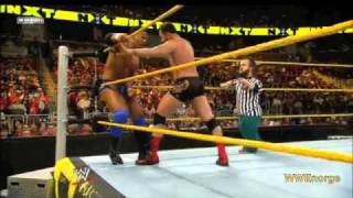 WWE Hornswoggle as Refree  Chavo vs Darren young [upl. by Odraner18]