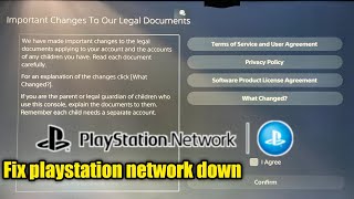 playstation network down  playstation network is not working  playstation network status update [upl. by Refitsirhc]