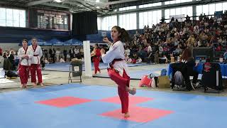 2024 New York Open TaeKwonDo  Cadet Female Individual DSCF4608 [upl. by Hamitaf766]