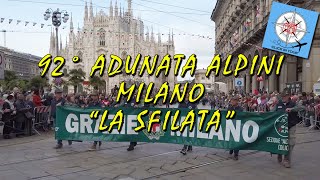 92° ADUNATA ALPINI Milano quotLa Sfilataquot 2° Ep [upl. by Phonsa]